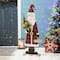 Glitzhome® 36'' Lighted Wooden Santa Porch Décor